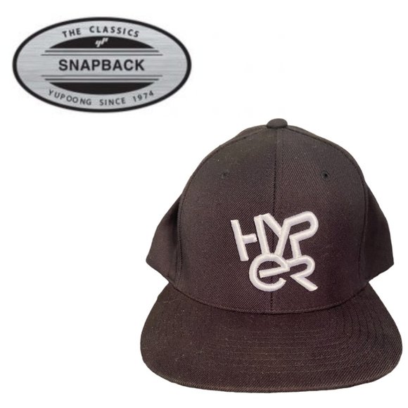 Hyper Yupoong Snapback - Black - Picture 1 of 8